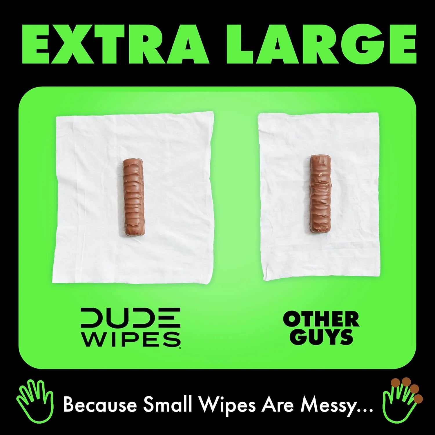 DUDE Wipes Herbal Relief Adult Flushable Wet Wipes, Witch Hazel, 576 Count