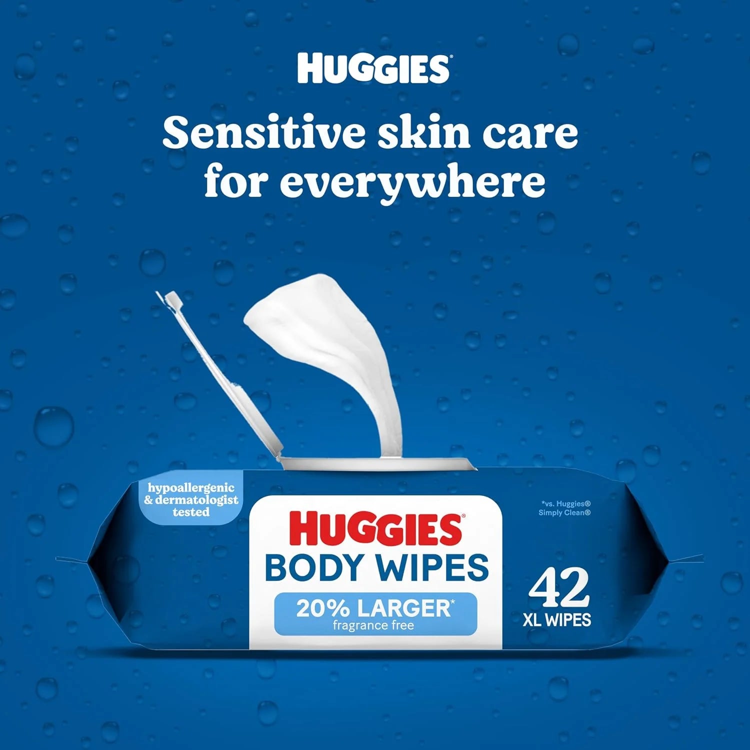 Huggies Extra Large Unscented Wipes, 9 Flip-Top Packs, 378 Count