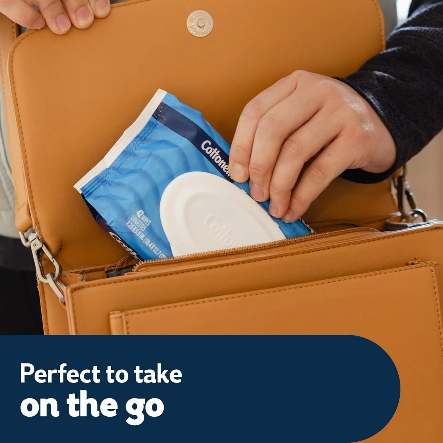 Cottonelle Fresh Care Flushable Wipes, 4 Packs, 42 Wipes per Pack